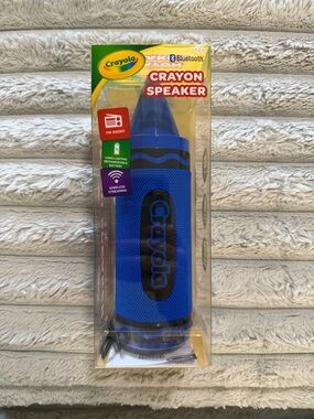 Crayola Blue Crayon Bluetooth Speaker - Portable Wireless Audio